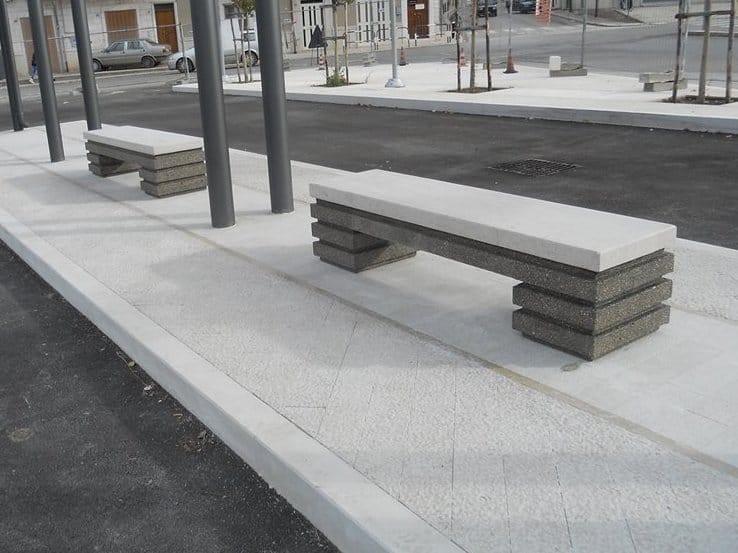 Реконструированная каменная скамья Viscio Urban Design DON ARCH-00113819 - Вид №1