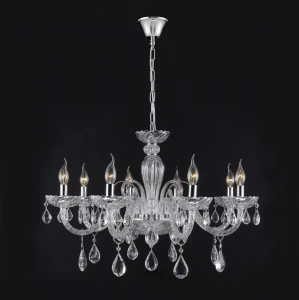 Подвесная люстра Crystal Lux Cove SP8 белая CRYSTAL LUX ДИЗАЙНЕРСКИЕ, COVE 059431 Белый