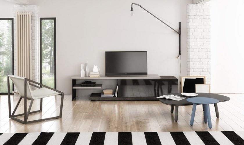 Huppé Тумба под ТВ из березы с ящиками Inverse 5551l HUPPE - Вид №2