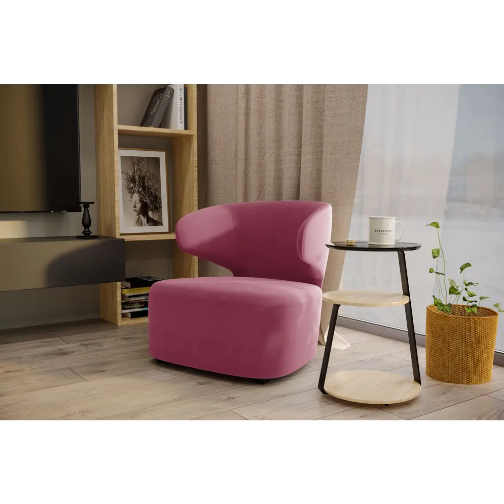 Кресло полиэстер Ицар 79x82x72 см цвет красный Camaro 14 SEASONS STLM-2207373 - Вид №4