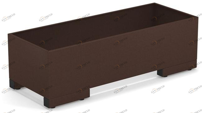 emu Низкая прямоугольная стальная сеялка Patchwall 2042