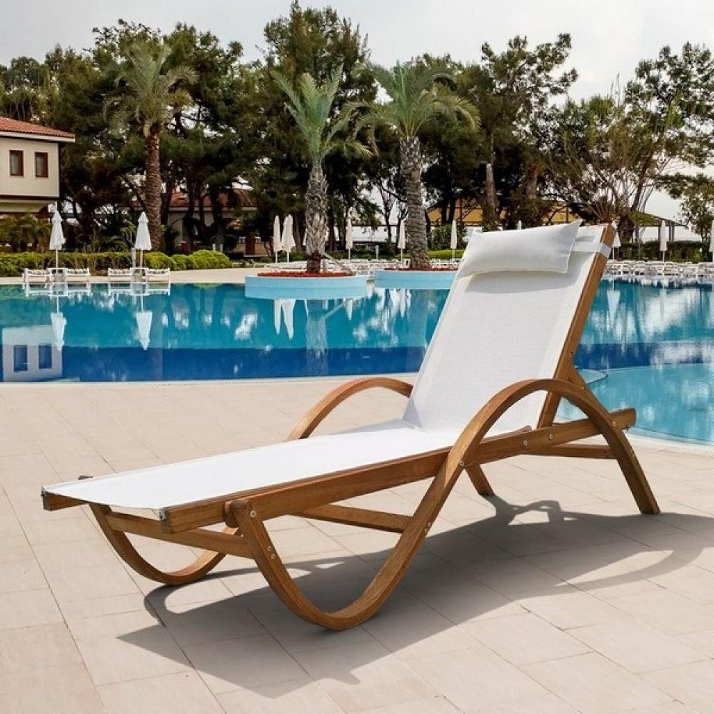 AFM-511C Шезлонг-лежак Мальта AFM-511 White Afina 