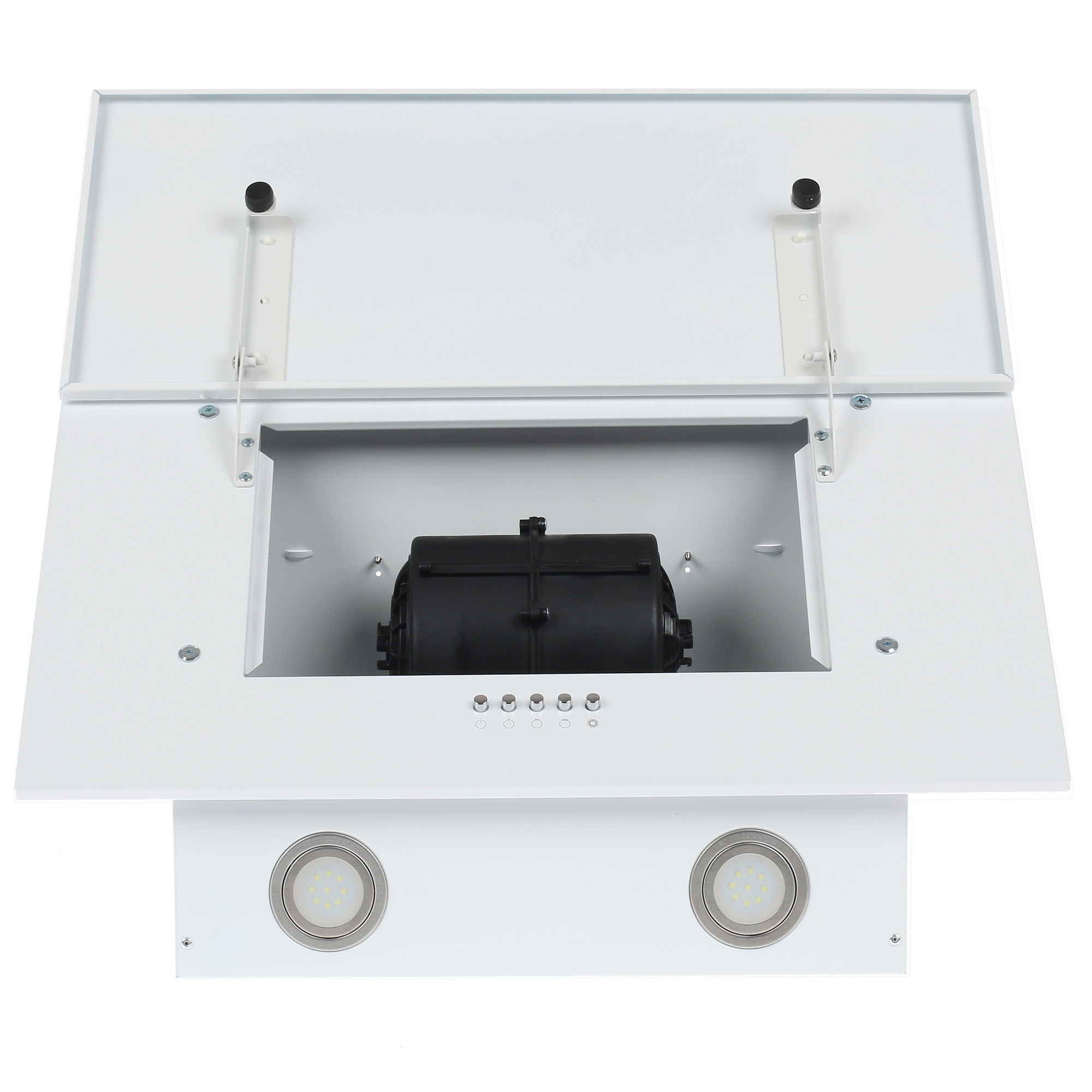 8122358 Вытяжка наклонная KRONA Olly 600 белый/белый STDN-0129221 - Вид №9