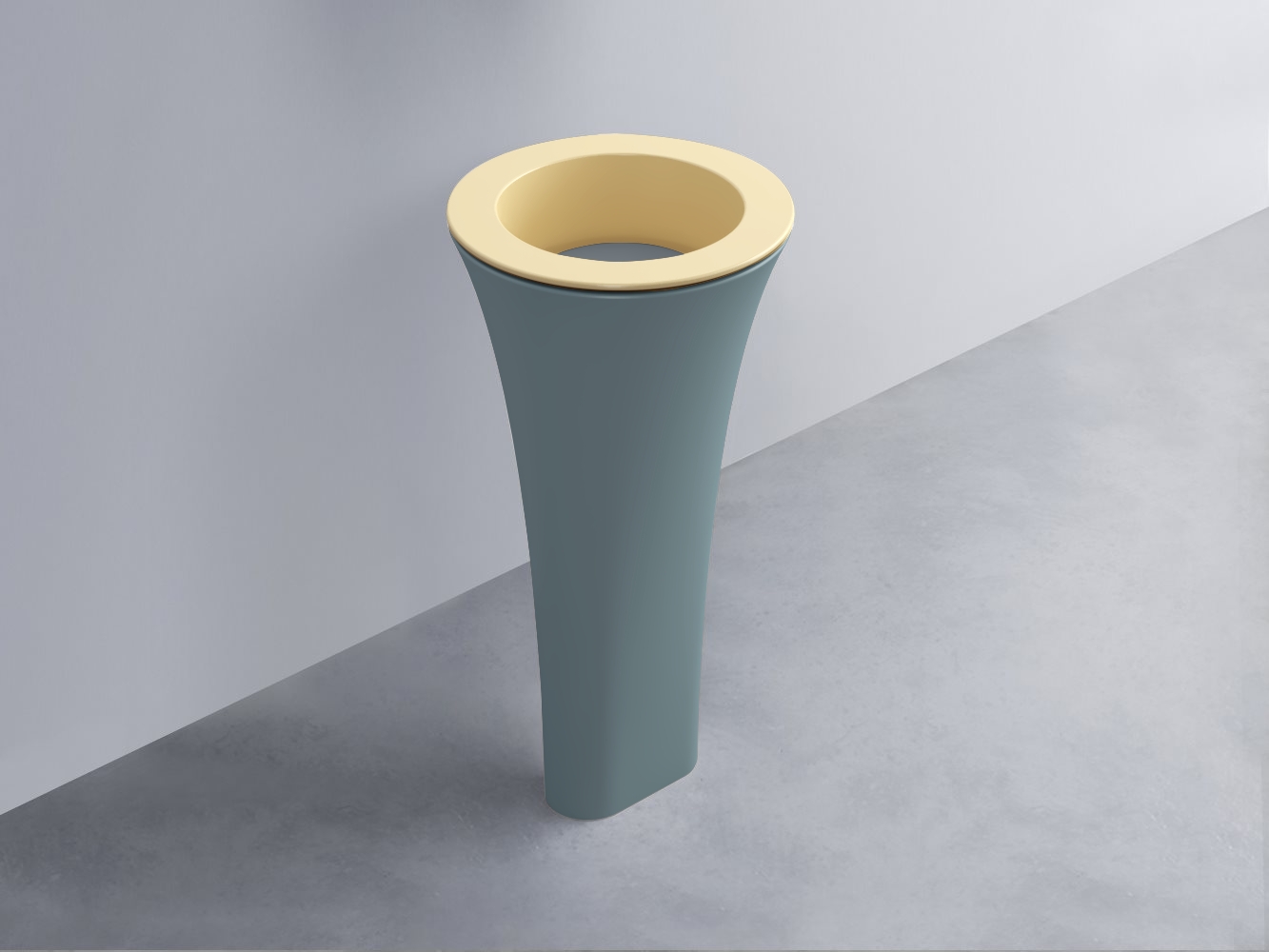 AMLA45-CN+AMPILT-BR+AMCOLT-PL Раковина Amedeo Tondo отдельностоящая cielo Enjoy + Amedeo Ceramica Cielo