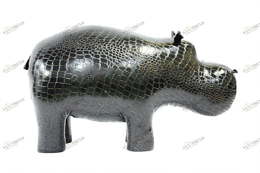 Пуфик "Бегемот" кайман черный 97 см EUROSON БЕГЕМОТ, ЖИВОТНЫЕ 125928 Черный 