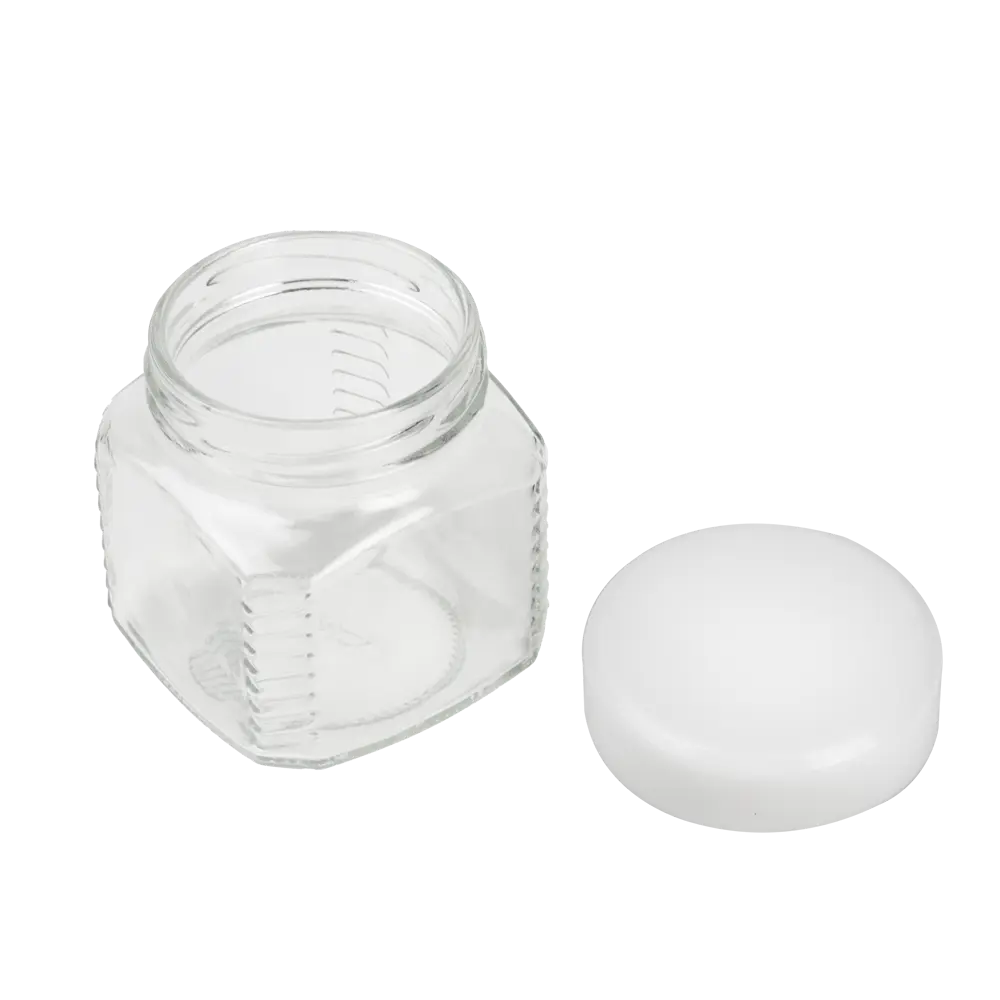 Банка для сыпучих продуктов Berossi Rondo 0.25 л стекло цвет белый STLM-2085866 - Вид №2