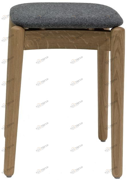 Bedont Низкий деревянный табурет со встроенной подушкой Fizz sun-id-1486616