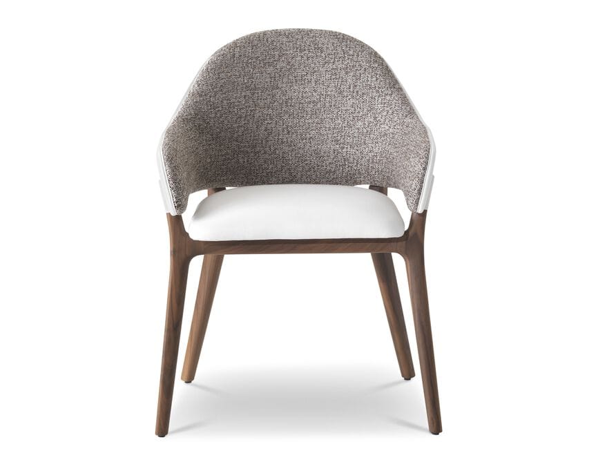 Мягкий стул из кожи и ткани с подлокотниками i 4 Mariani LIV ARCH-00023109 - Вид №1