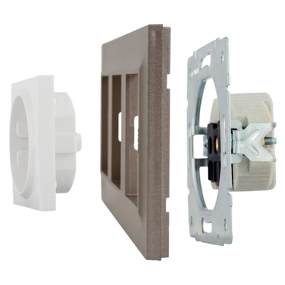 Рамка для розеток и выключателей Legrand Structura 3 поста, цвет шампань STLM-2125252 - Вид №3