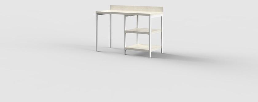 Mobilspazio Прямоугольный стол с полками для гостиниц Urban sun-id-1471606 - Вид №28