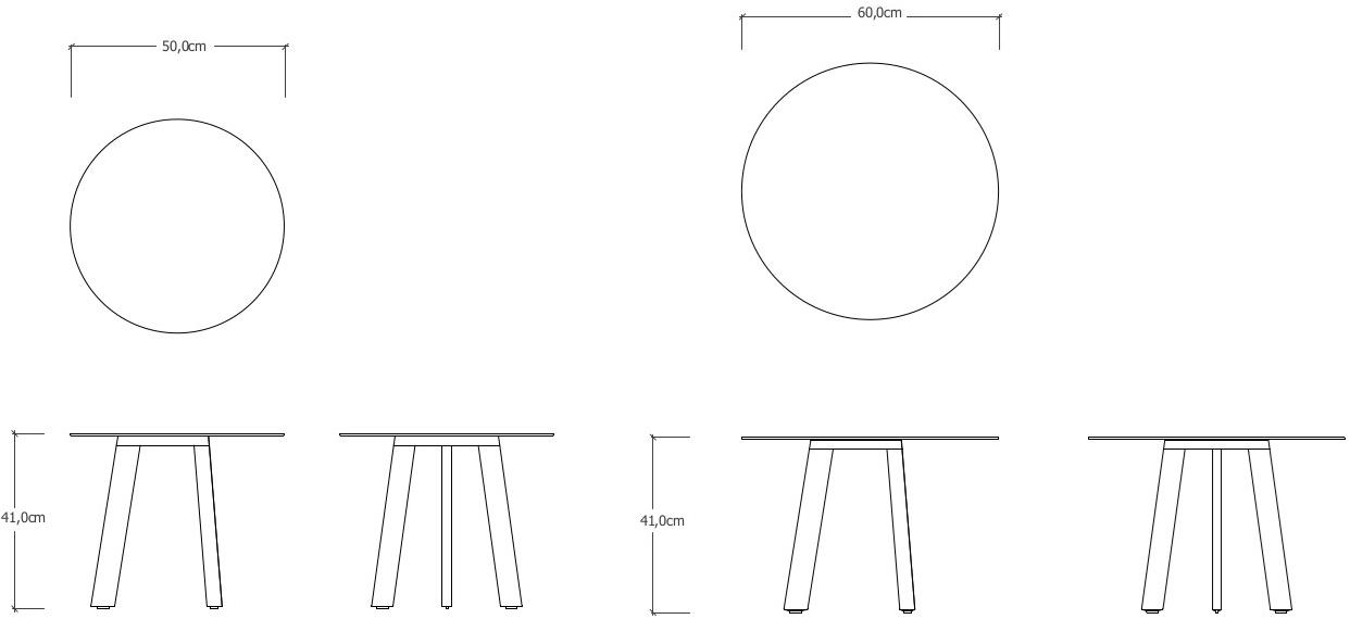 TRIBÙ Круглый садовый столик sun-id-1509842 - Вид №5