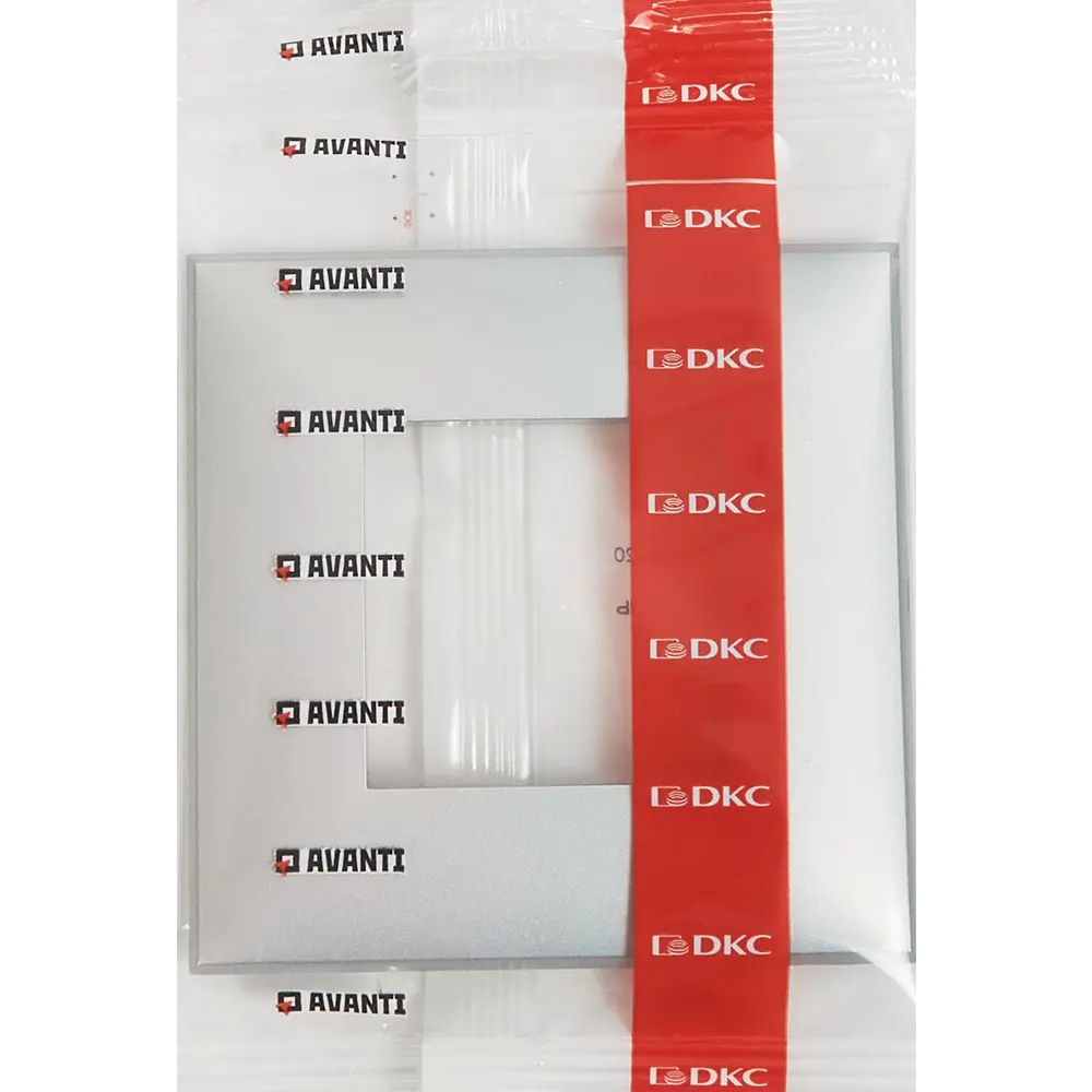 Рамка для розеток и выключателей DKC Avanti 1 пост цвет закаленная сталь STLM-2064473 - Вид №3