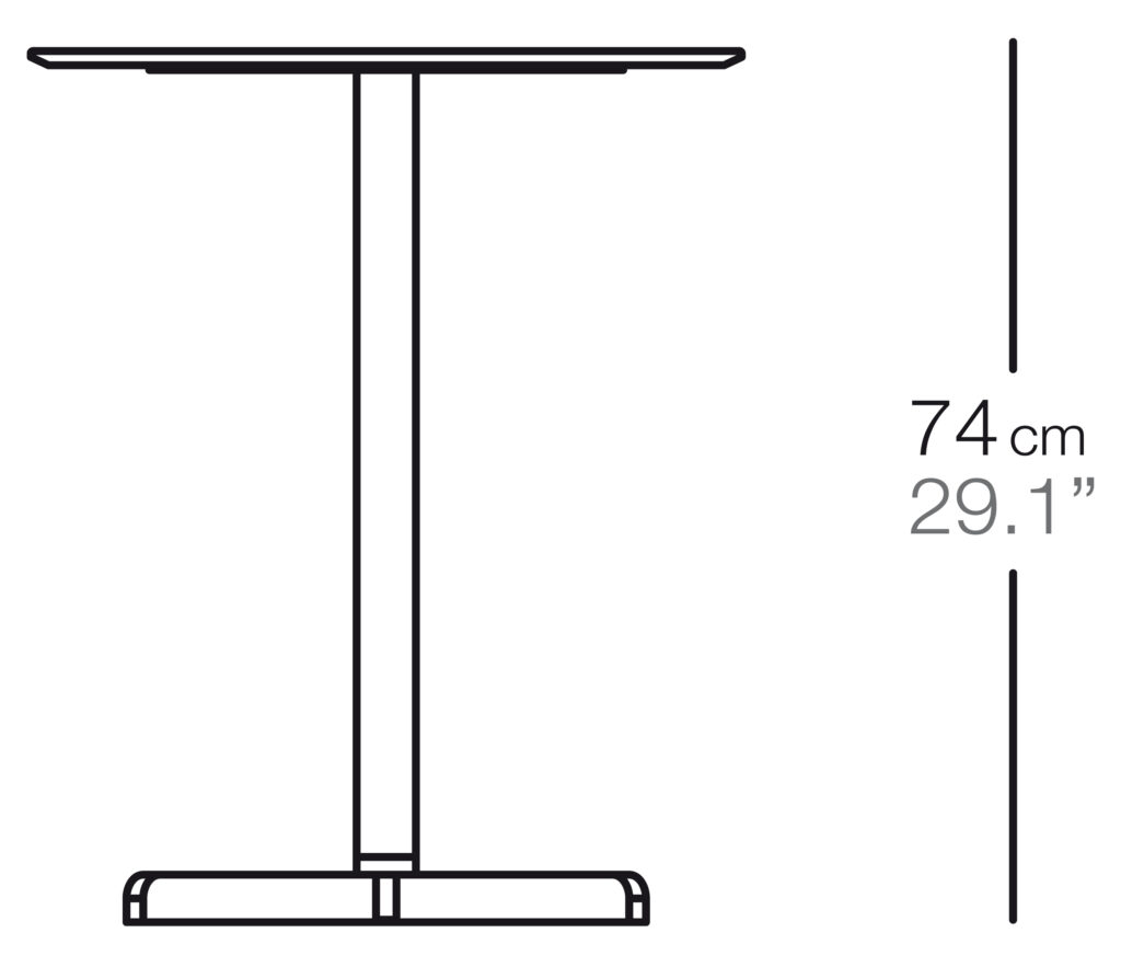 Sit Стол на центральной ножке, высота 74 Bivaq sun-id-1986084 - Вид №3