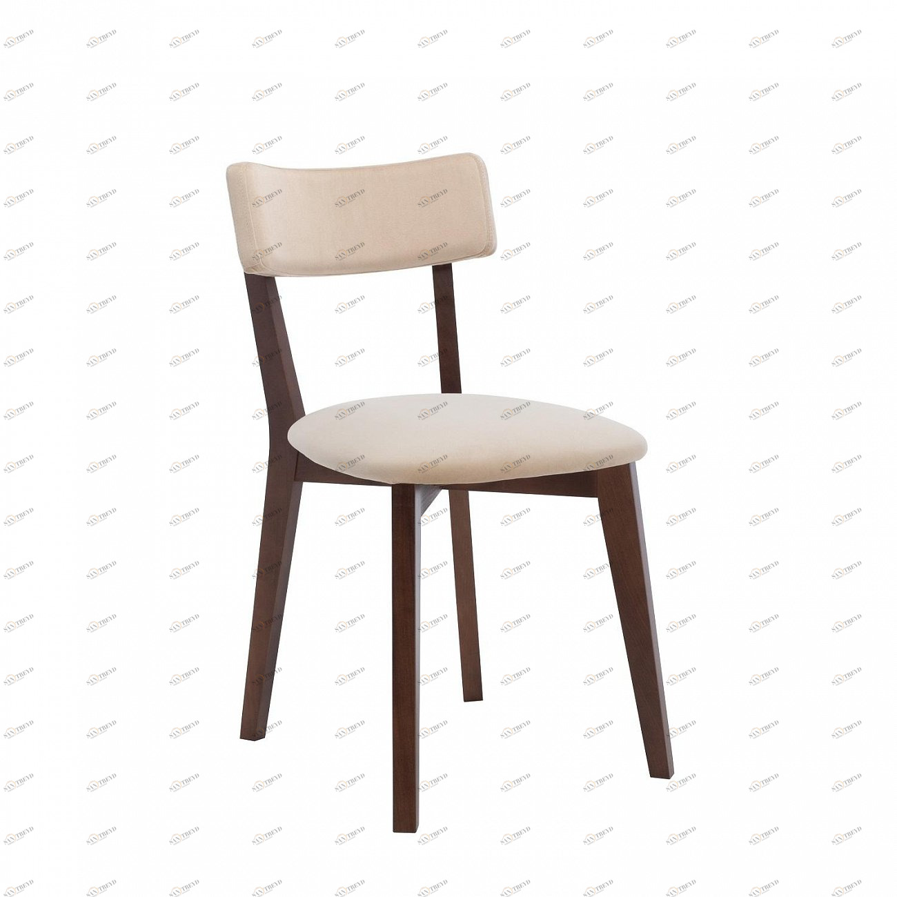 Стул мягкий со спинкой бежевый Leset "Чейз" IMPEX  00-3967241 Бежевый;коричневый 