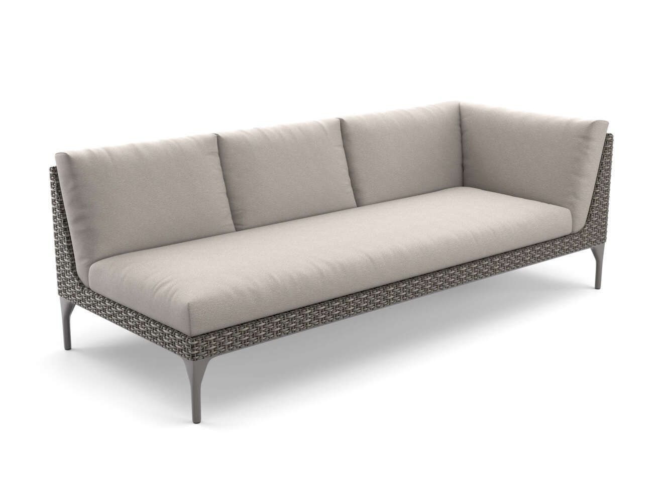 3-местный тканевый садовый диван DEDON MU ARCH-00053932