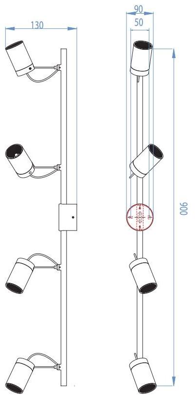 Astro Lighting Многофункциональный регулируемый круглый светильник из алюминия sun-id-1512462 - Вид №2