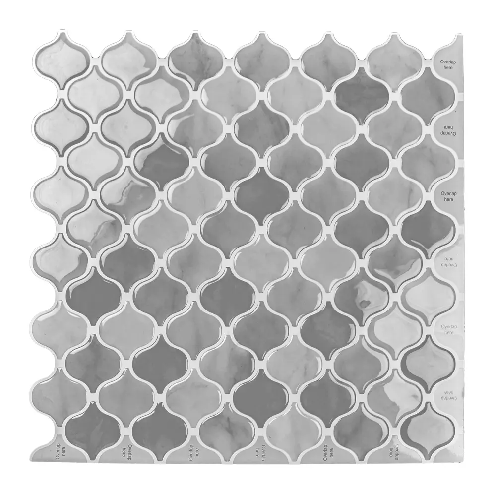 Santreyd Мозаика стеновая самоклеящаяся темно-серый 300x300 мм 89379615 STLM-1368009