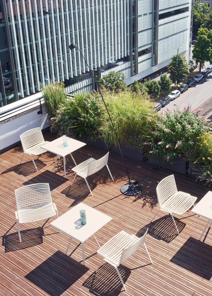 FAST Садовый стул из алюминия с подлокотниками Zebra 401 - Вид №3