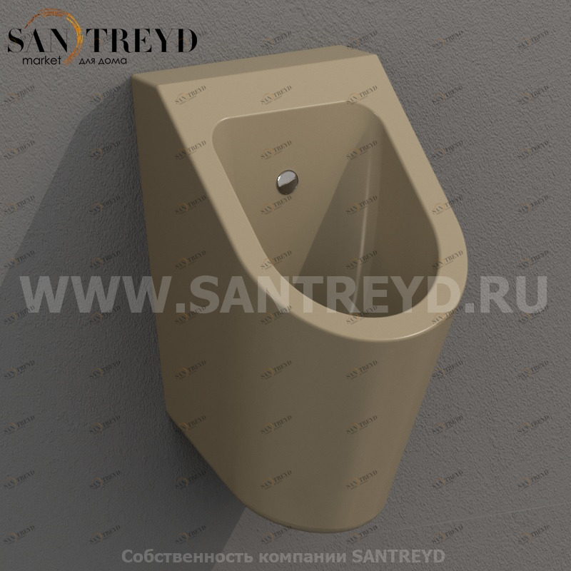 FO030PA Настенный писсуар, уринал с мушкой Ceramica Globo FORTY3