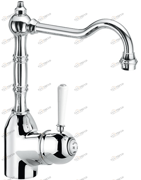 Fir Italia Смеситель для кухни на столешнице, хромированный Classic kitchens 7175102