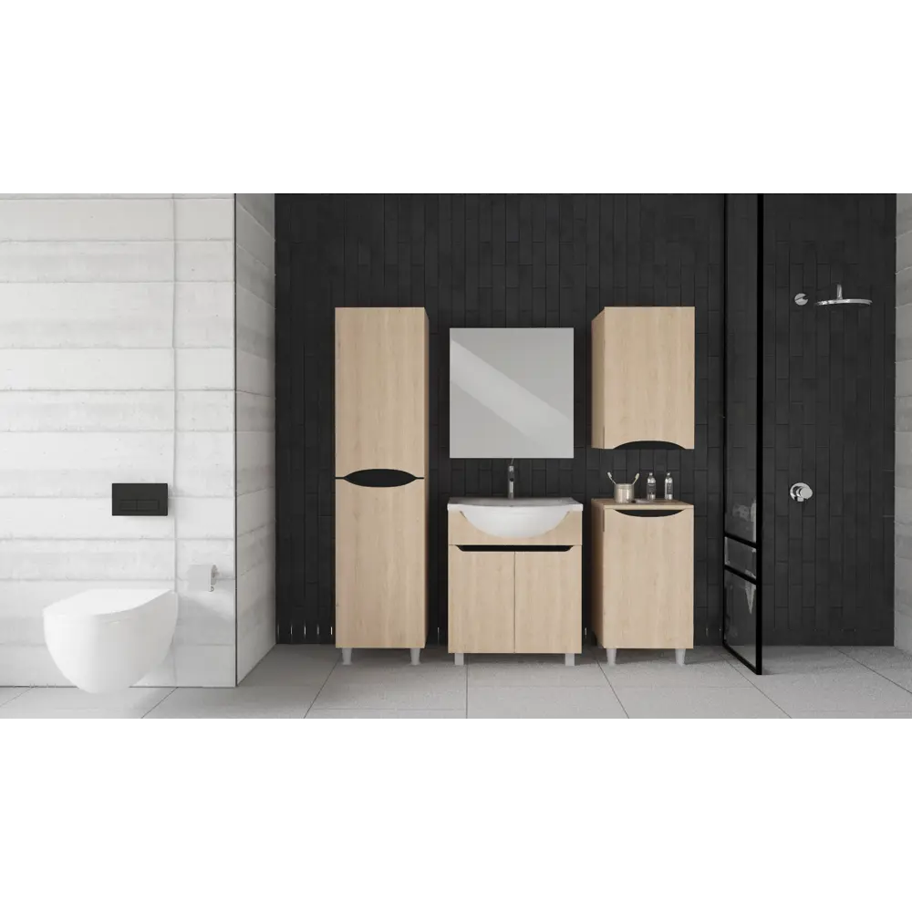 Шкаф подвесной «Руан» 50 см цвет дуб сонома Santreyd STLM-2053670 - Вид №4