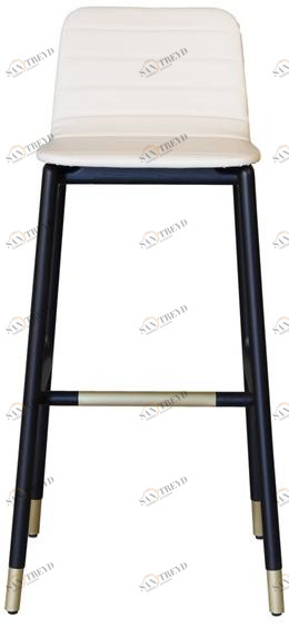 Morelato Высокий кожаный табурет со спинкой Joyce 5315/f