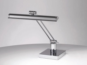 Регулируемая металлическая светодиодная настольная лампа с гибким кронштейном