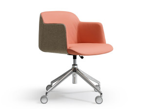 Вращающееся офисное кресло с колесами