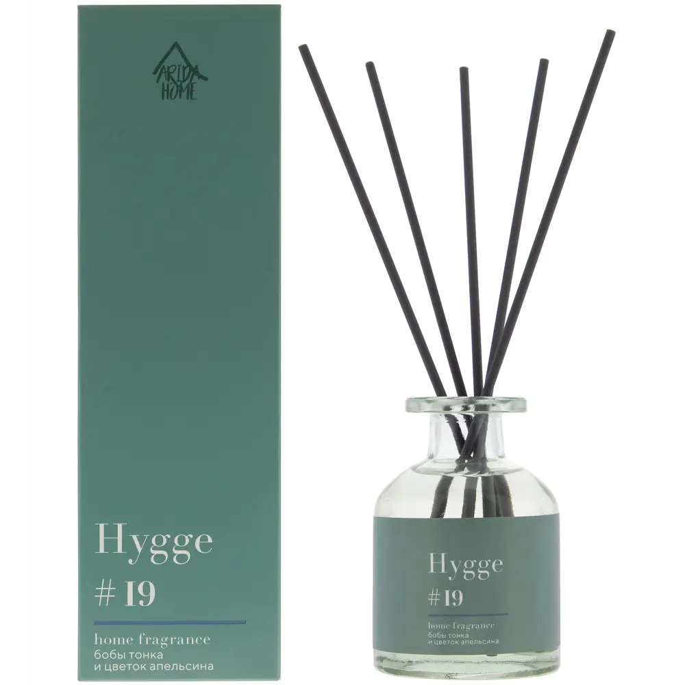 ARIDA HOME Hygge 19 - Аромадиффузор с тонами бобов Тонка и цветка апельсина 88950267 STLM-1399715
