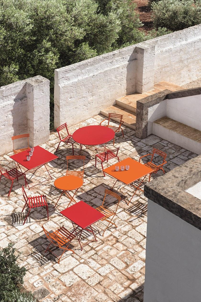 Ethimo Складной садовый стол из крашеного металла Flower Fltt3000 - Вид №7