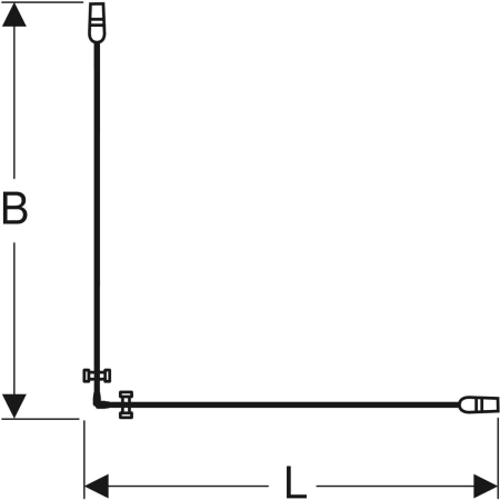 500.899.00.5 Квадратная душевая перегородка IDO Showerama 10-02 Geberit  - Вид №2