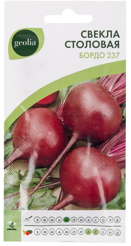 Семена свеклы столовой GEOLIA Бордо 237 - сладкий сорт с насыщенным цветом 17585009