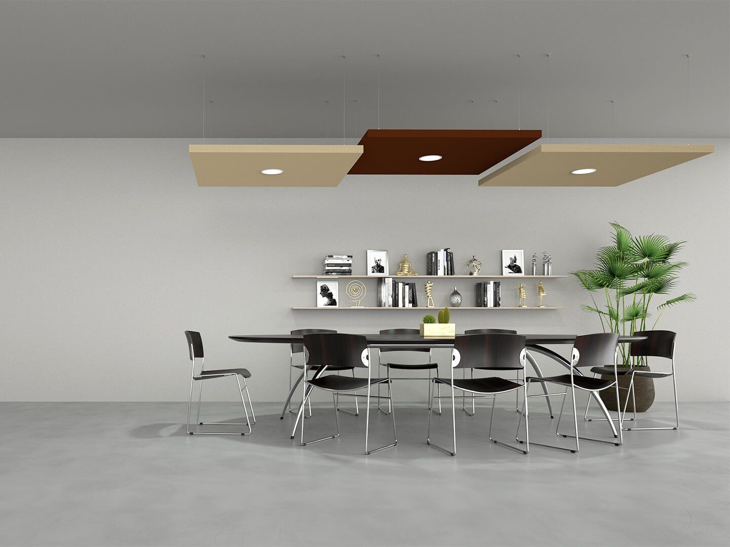 Подвесная акустическая панель со встроенным освещением Caruso Acoustic SILENTE ARCH-00050560 - Вид №3