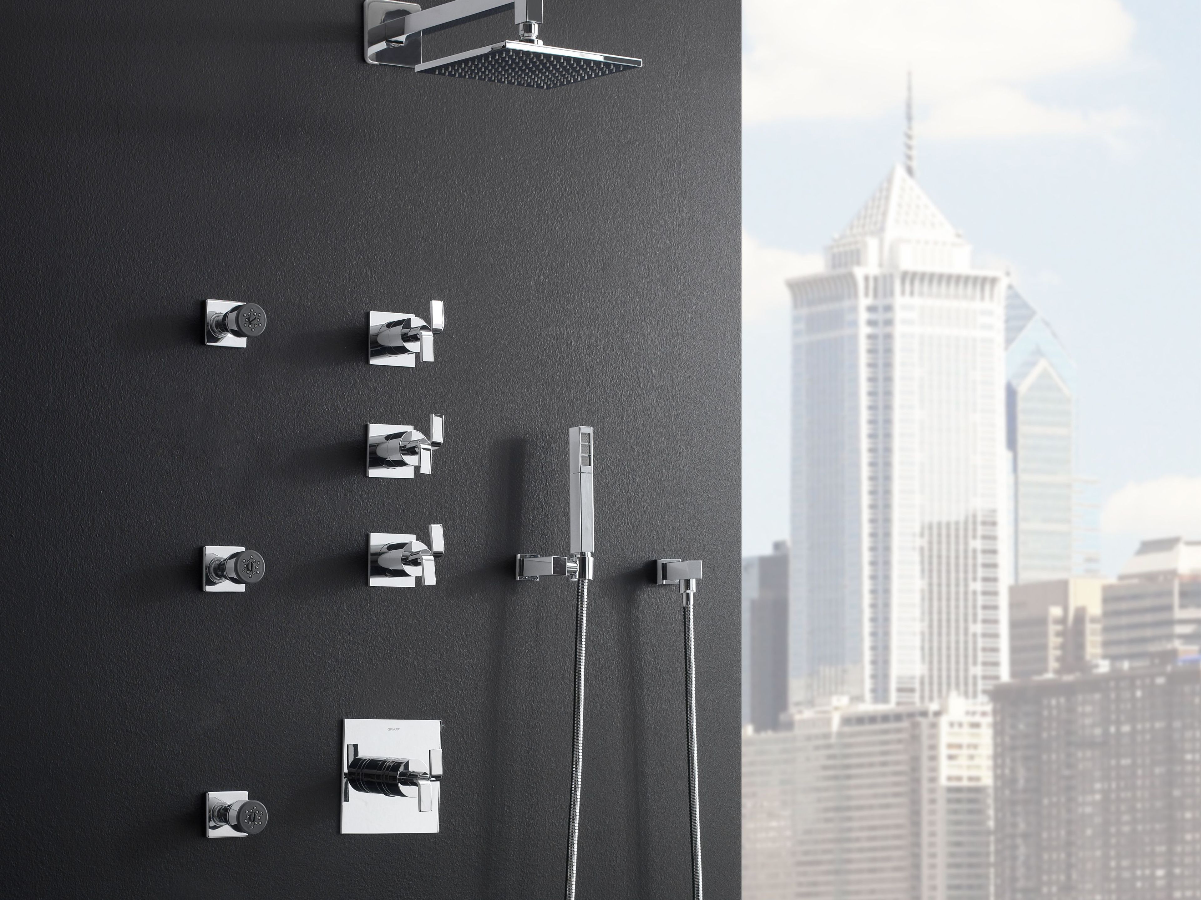 Смеситель для душа с ручным душем Graff Immersion ARCH-00081541