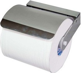 AC0967C Держатель рулона туалетной бумаги из хромированной латуни с крышкой mediclinics 