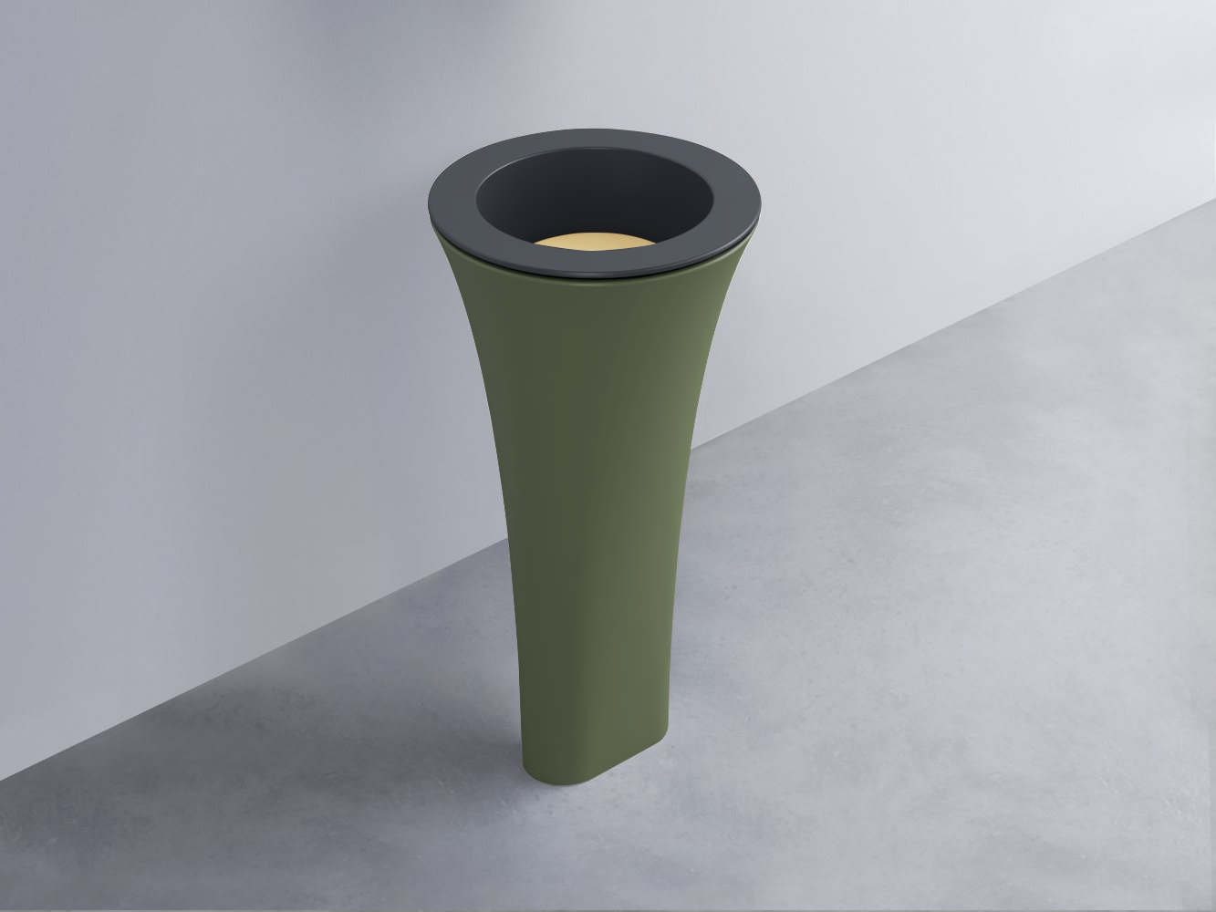 AMLA45-BA+AMPILT-CN+AMCOLT-AG Раковина Amedeo Tondo отдельностоящая cielo Enjoy + Amedeo Ceramica Cielo
