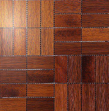 Мозаика и 3D панели из дерева Da Vinci Мозаика Comfort 063 Мербау Селект (Гладкая) 288х288 мм 1301100063 - Вид №1