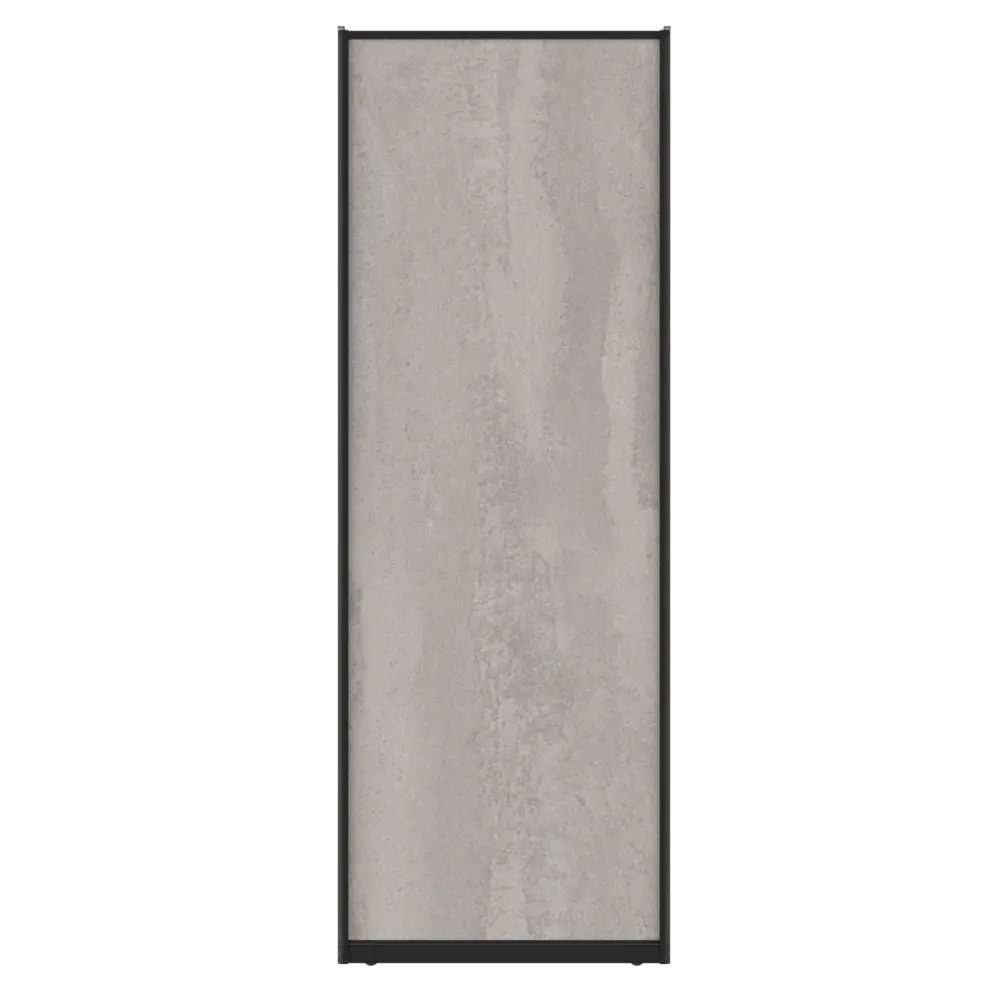 Дверь-купе KONSENSA 225.5x80.4 см МДФ цвет бетон профиль черный STLM-2093766 - Вид №1