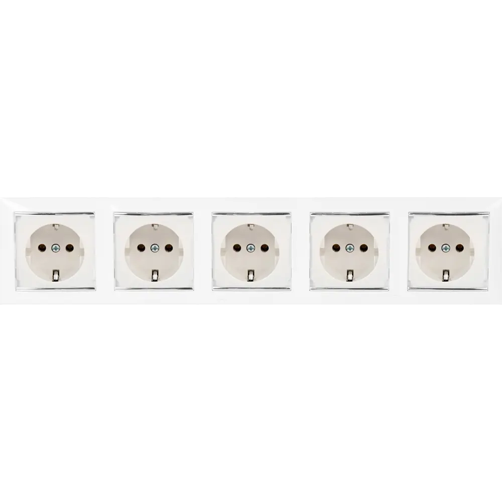 Рамка Legrand Valena на 5 розеток — белая с хромированными вставками 82365941 STLM-0025551 - Вид №2