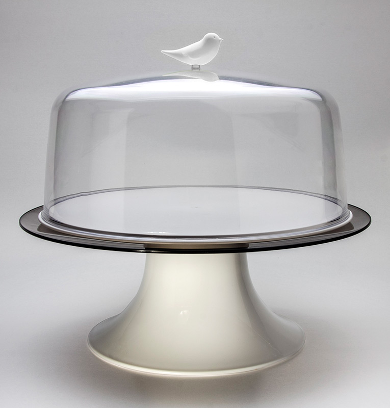 Тортовница белая Sparrow QUALY  00-3869536 Белый  - Вид №4