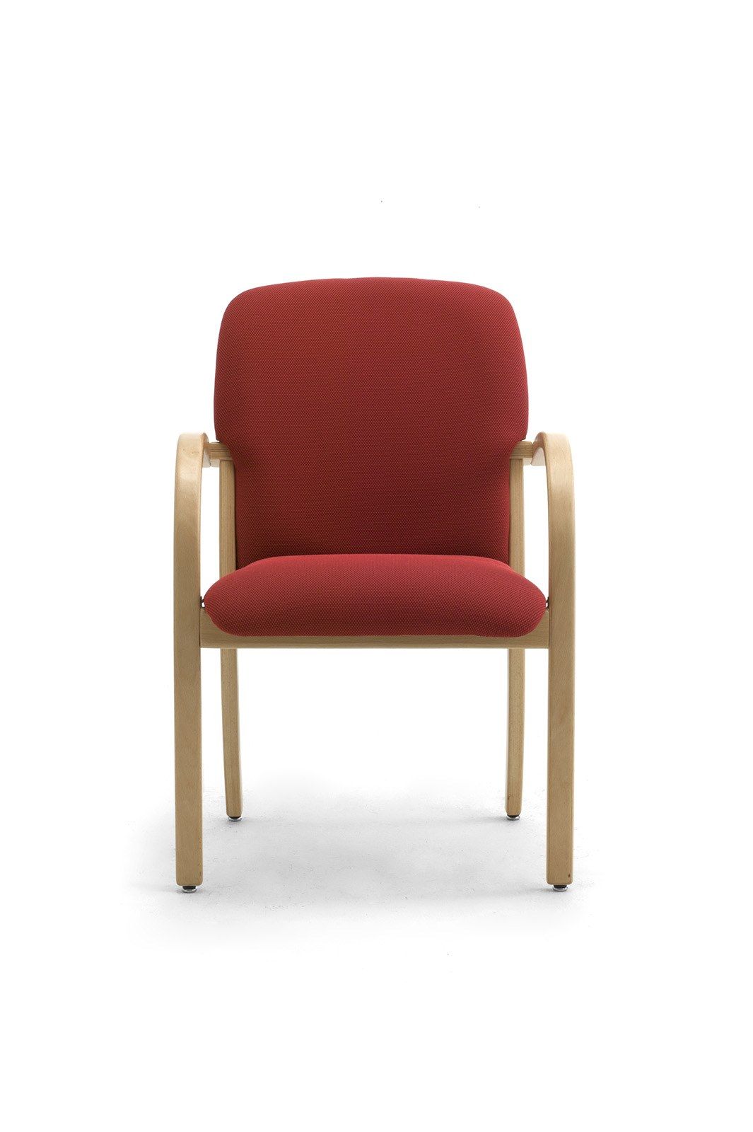 Стул из ламинированного дерева и ткани с подлокотниками Leyform Kali ARCH-00092448 - Вид №5