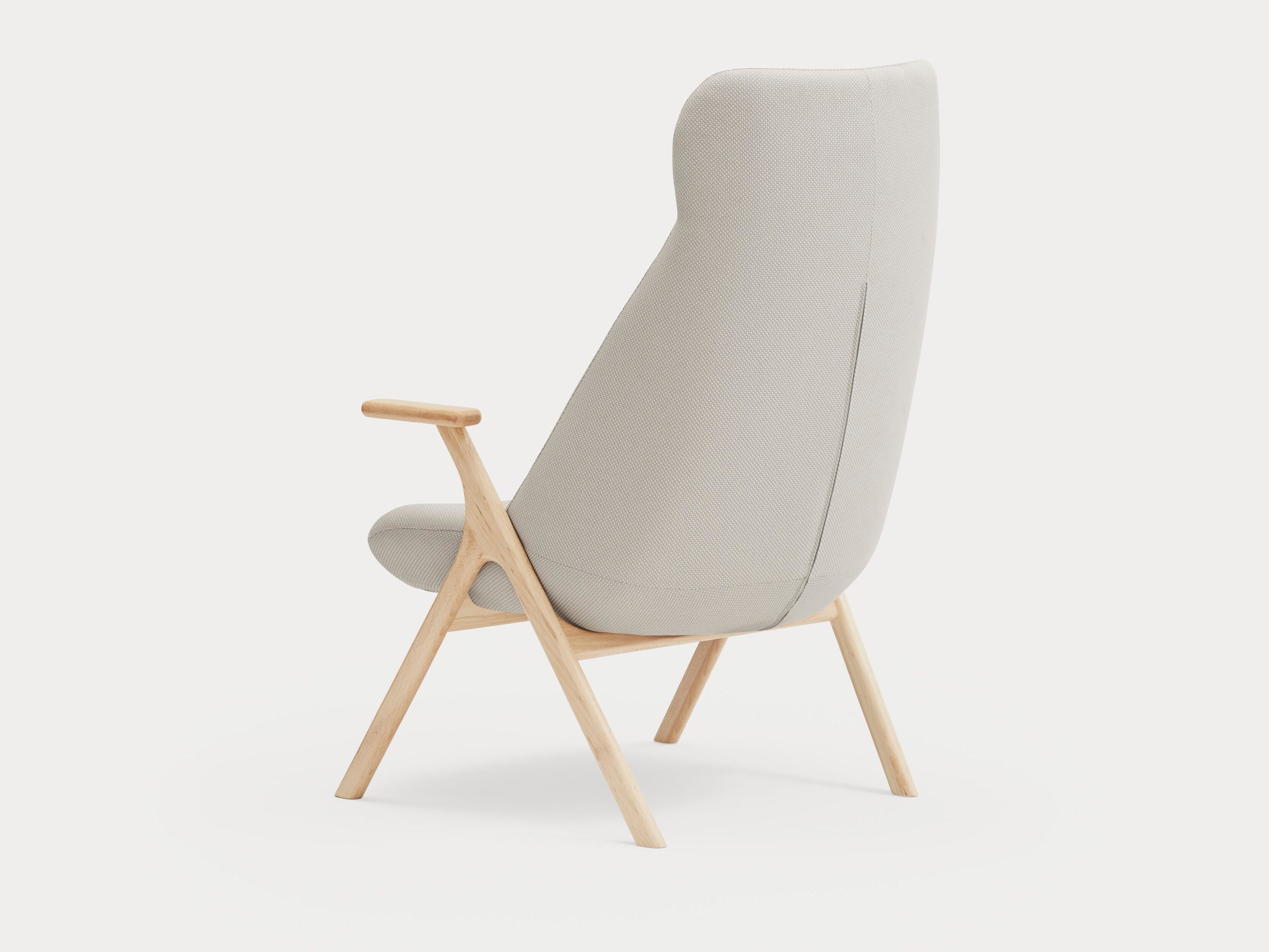 Кресло из полиэстера с высокой спинкой TEULAT Dins ARCH-00061630 - Вид №3