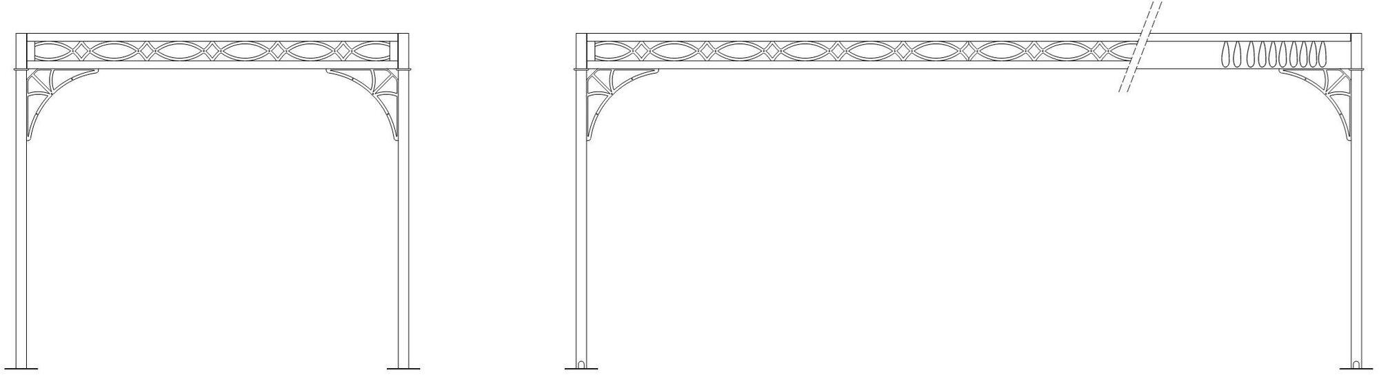 L'Officina by Adami Козырек консольный с фиксированным навесом sun-id-1461005 - Вид №7