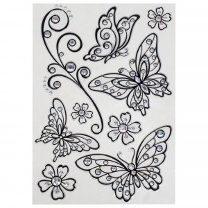 15471577 Наклейка влагостойкая «Бабочки» POA 5803