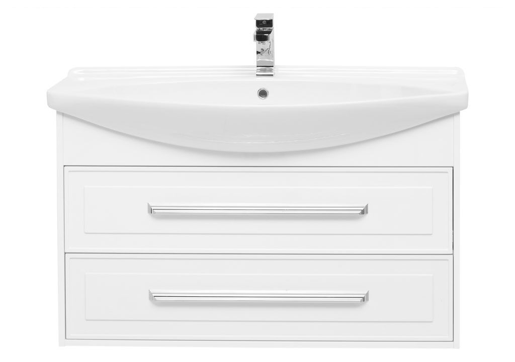 Тумба с раковиной Aquanet Остин 105 белый 0020391900175449 - Вид №2