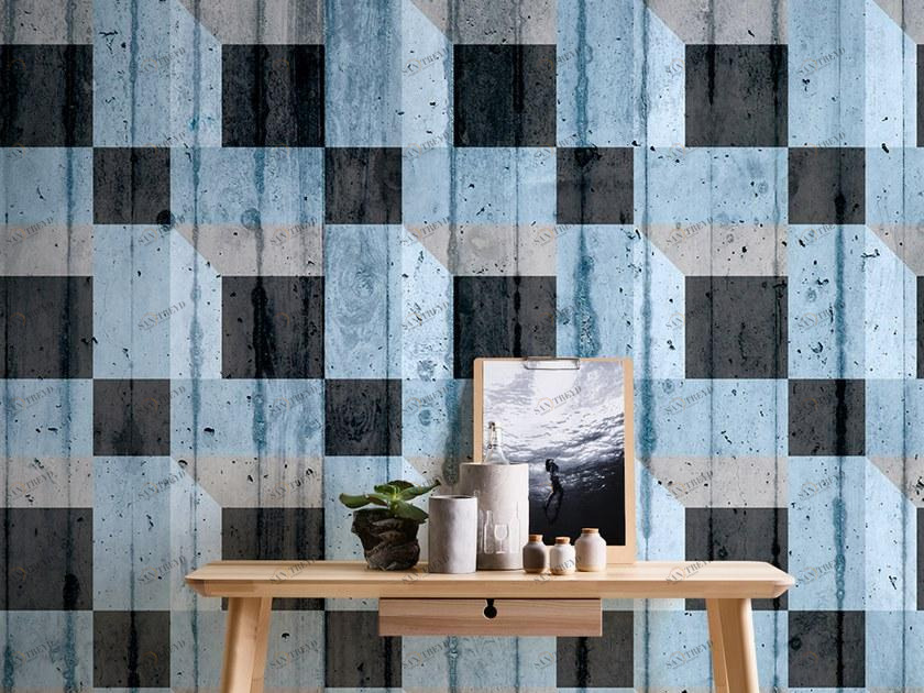 Architects Paper Моющиеся обои с геометрическим эффектом 3d на флизелине Atelier 47 sun-id-1389703