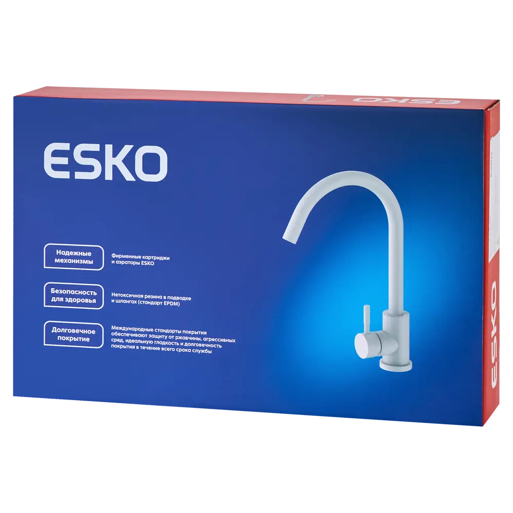 Смеситель для кухни Esko Viaman VA519W 26 см цвет белый STLM-2015365 - Вид №6