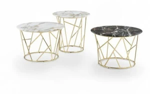 Marelli Круглый журнальный столик из мрамора Twig