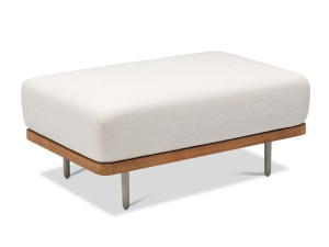 Прямоугольный пуф из ткани