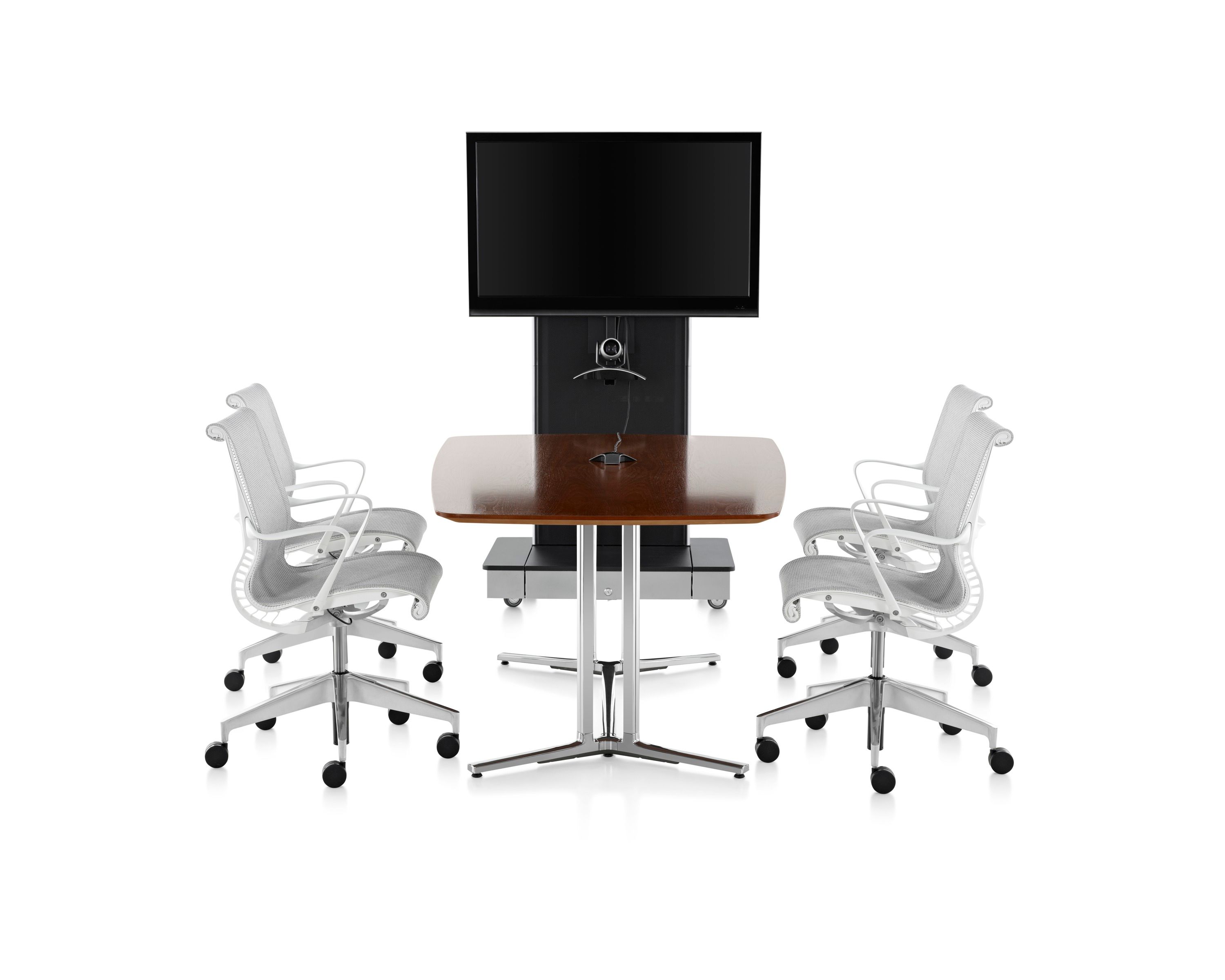 Эргономичный поворотный тканевый офисный стул с подлокотниками Herman Miller Setu ARCH-00086992 - Вид №15